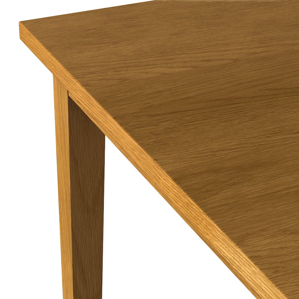 Eastwood Square Dining Table In Oak. Picture 3