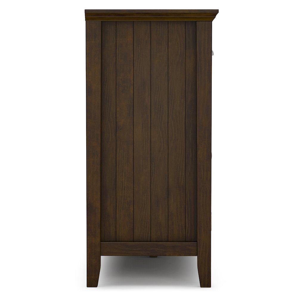 Acadian Solid Wood Large Sideboard Buffet In Brunette Brown. Picture 2