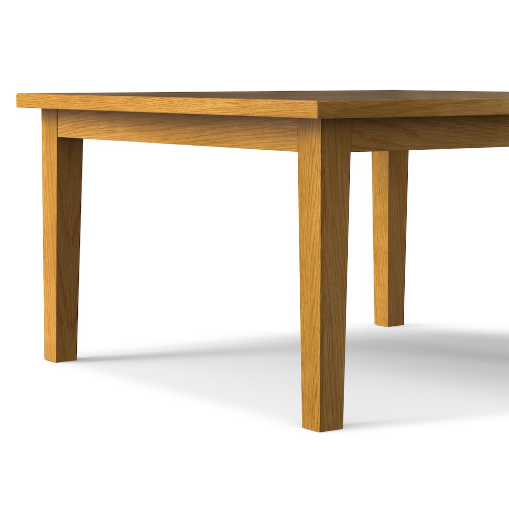 Eastwood Square Dining Table In Oak. Picture 4