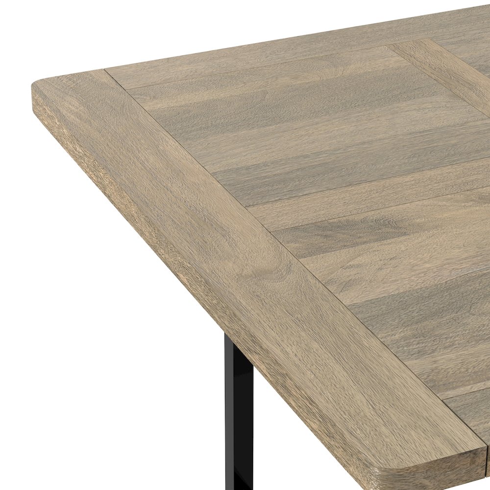 Campbell Dining Table In Grey Wash. Picture 8