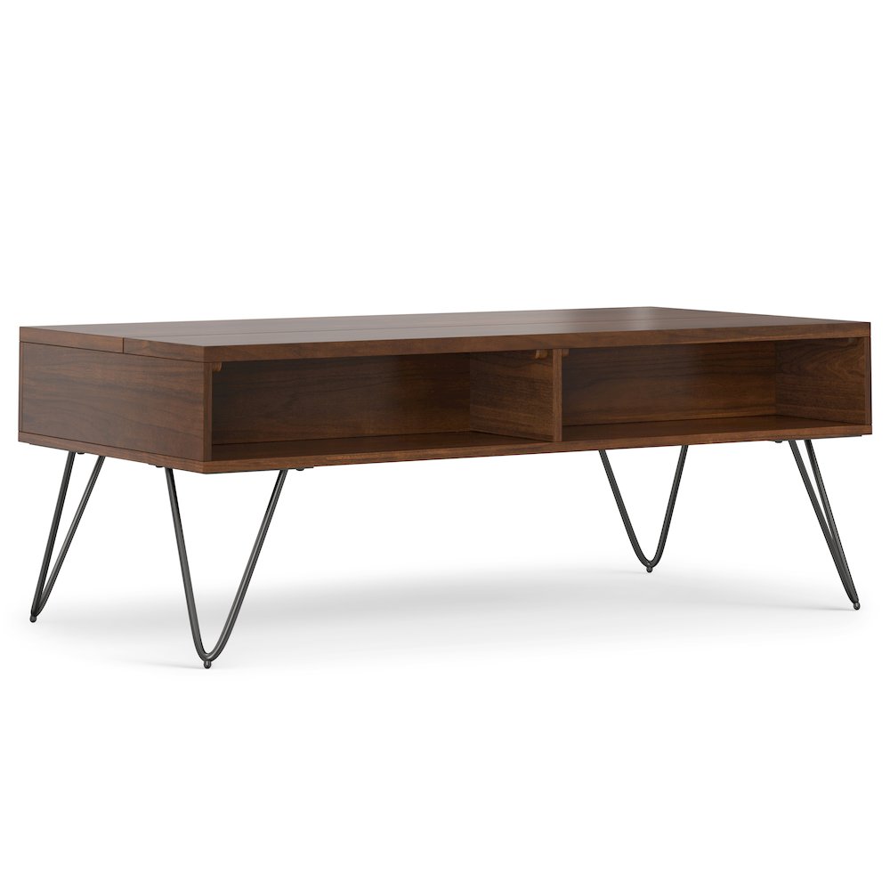 Hunter Lift Top Coffee Table In Walnut Veneer. Picture 2