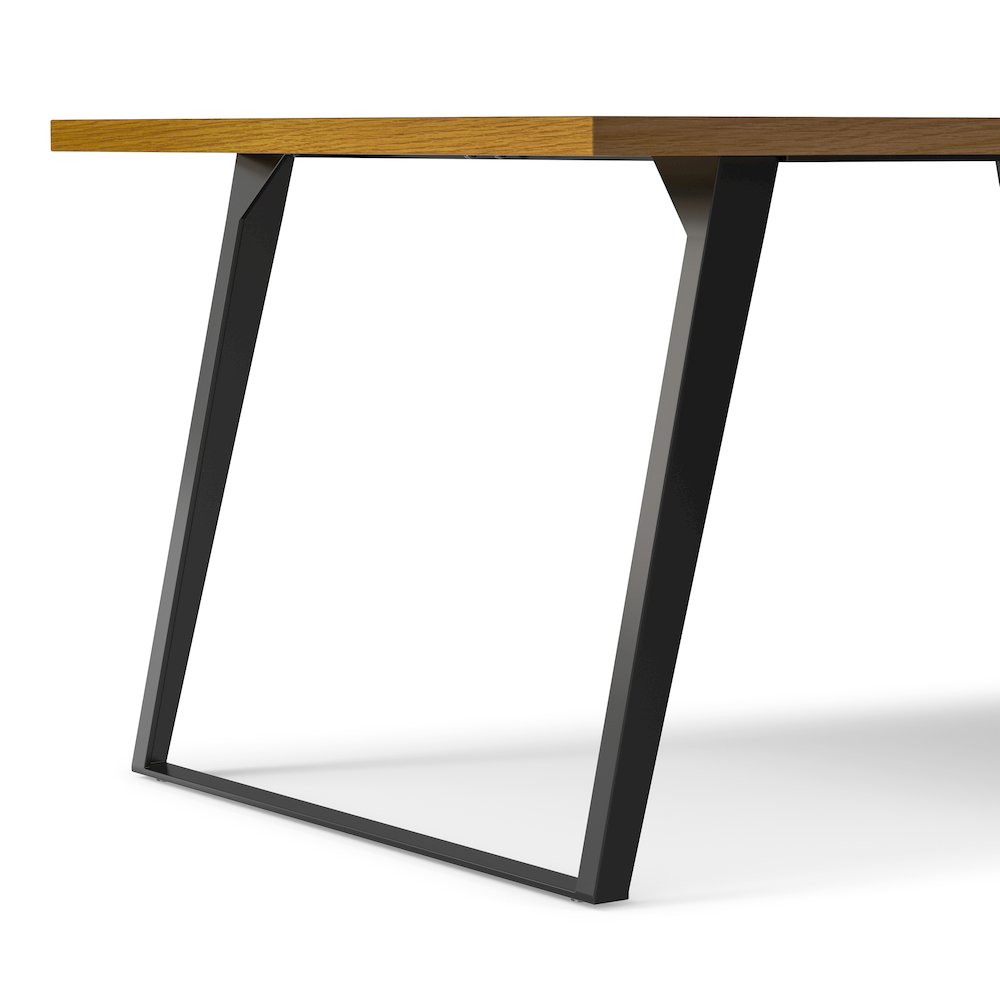 Lowry Dining Table In Oak Veneer. Picture 9