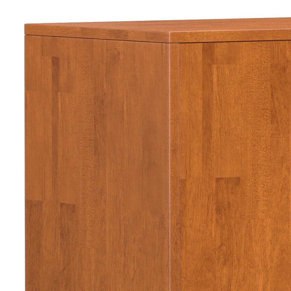 Harper 60 inch Wide Solid Hardwood Mid-Century Sideboard Buffet in Teak Brown. Picture 2