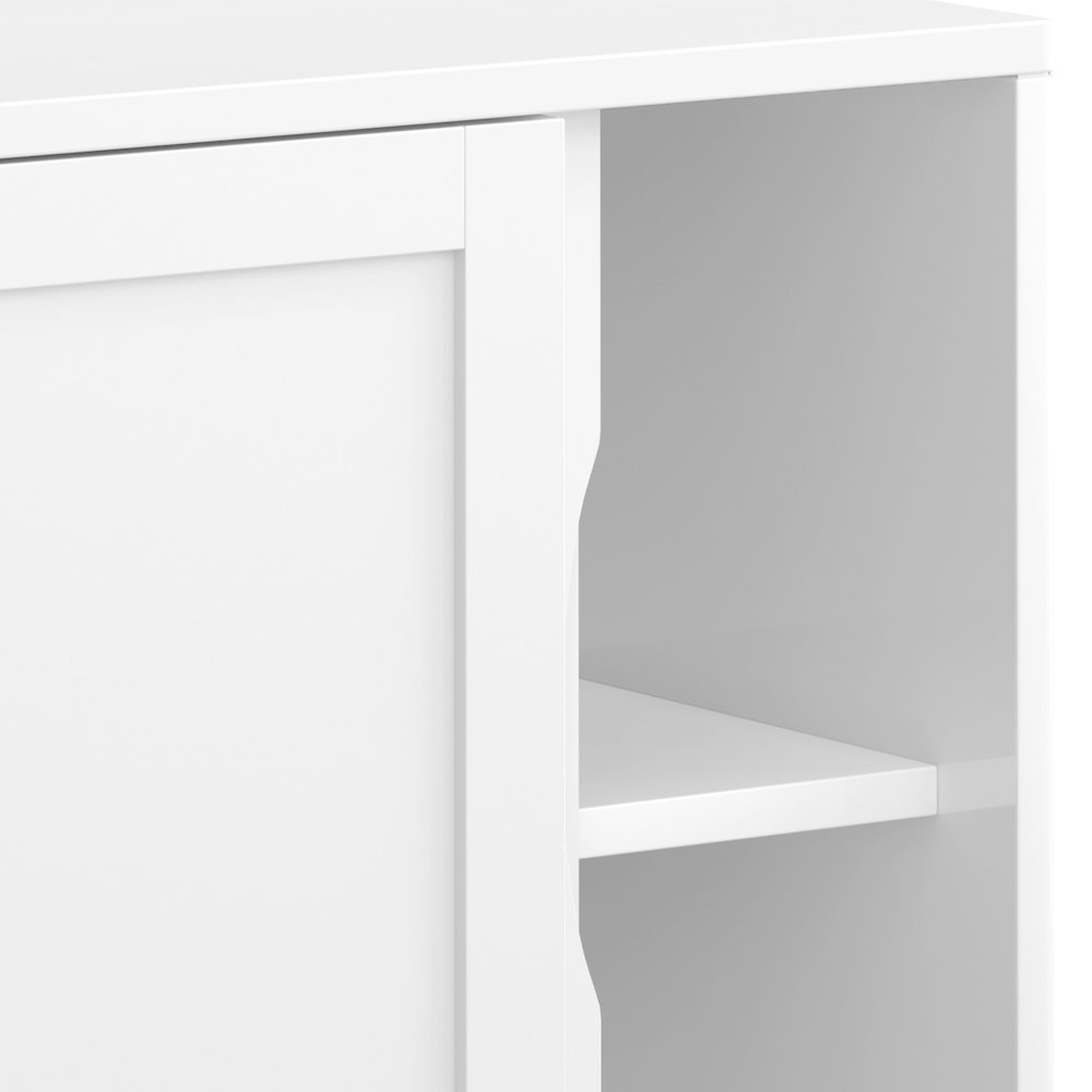Harper Solid Wood 30 Inch Storage Cabinet In White (Set Of 2). Picture 4