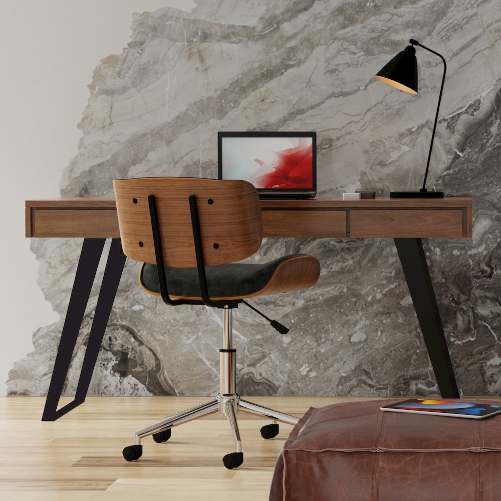 Lowry Desk In Walnut. Picture 5