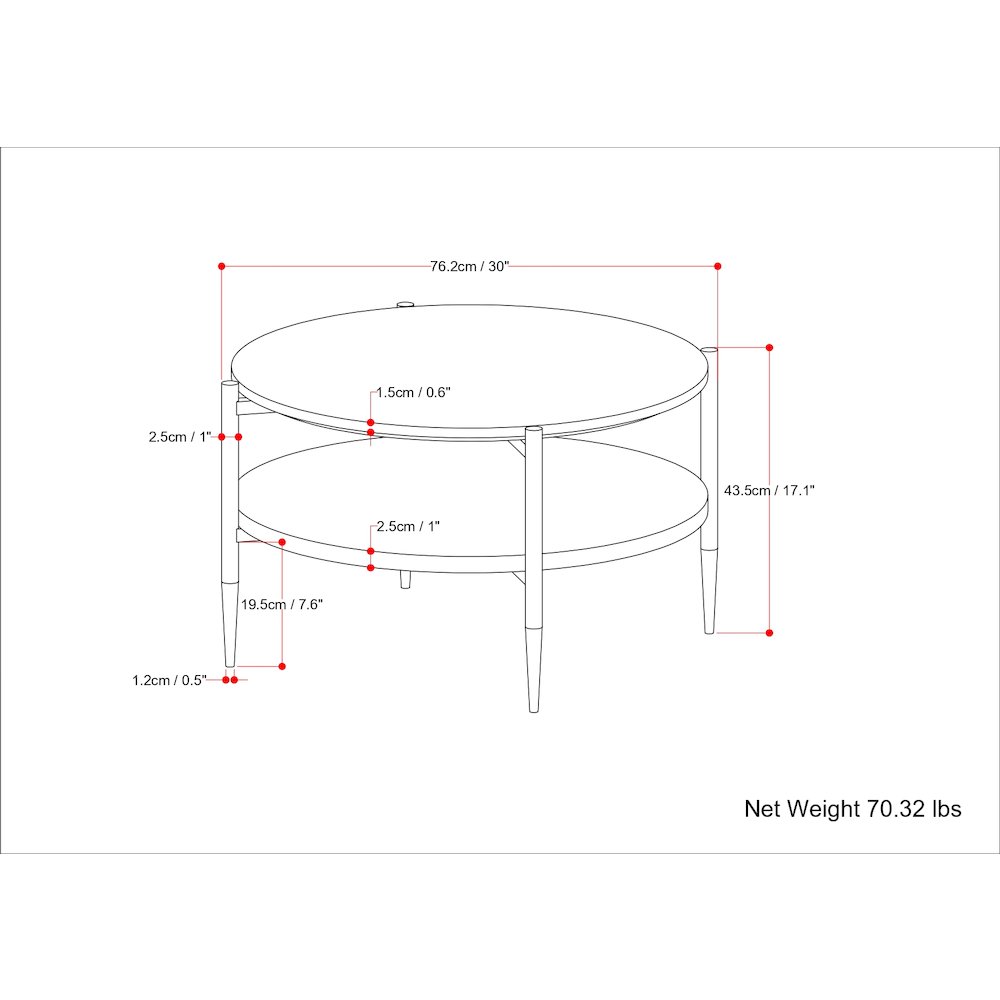 Wagner Solid Acacia Wood Coffee Table In White/Natural. Picture 6