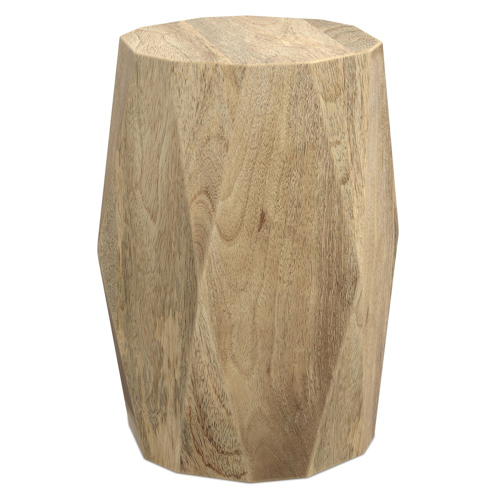 Judson 15 inch Wide Solid Mango Contemporary End Table in Natural, Assembled. Picture 3