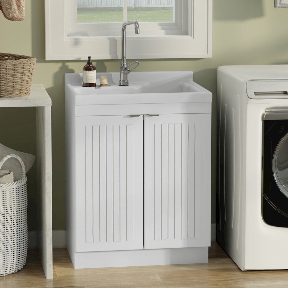Murphy All-In-One 28-inch Laundry Utility Sink and Cabinet. Picture 7