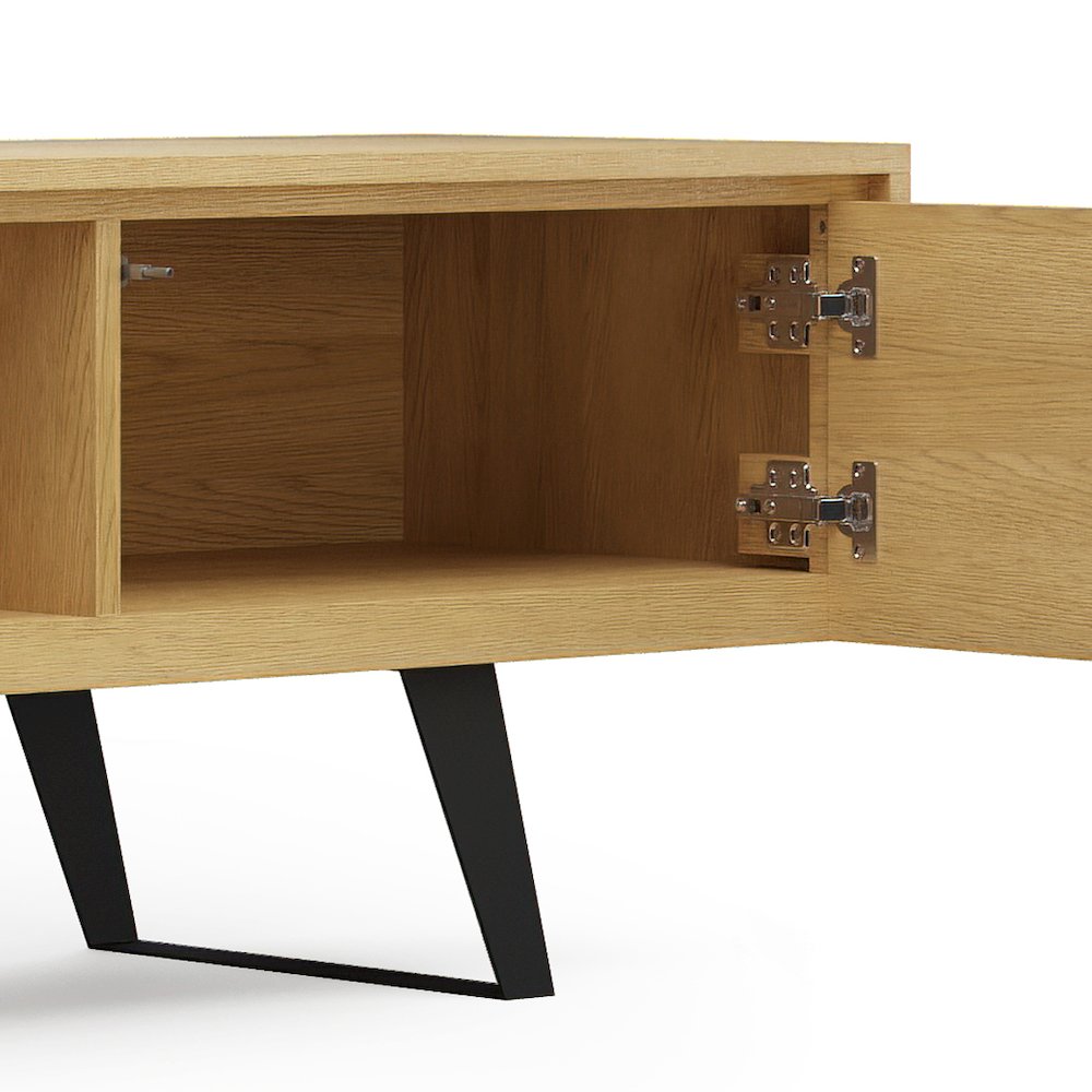 Lowry 72 Inch Tv Media Stand In Oak. Picture 4