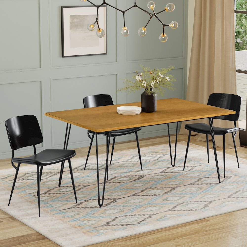 Hunter Dining Table In Oak. Picture 2