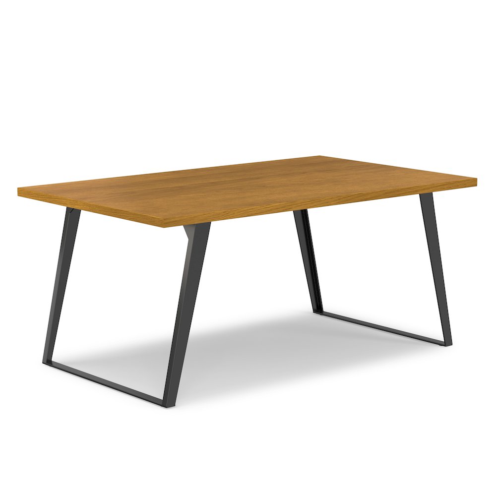Lowry Dining Table In Oak Veneer. Picture 5
