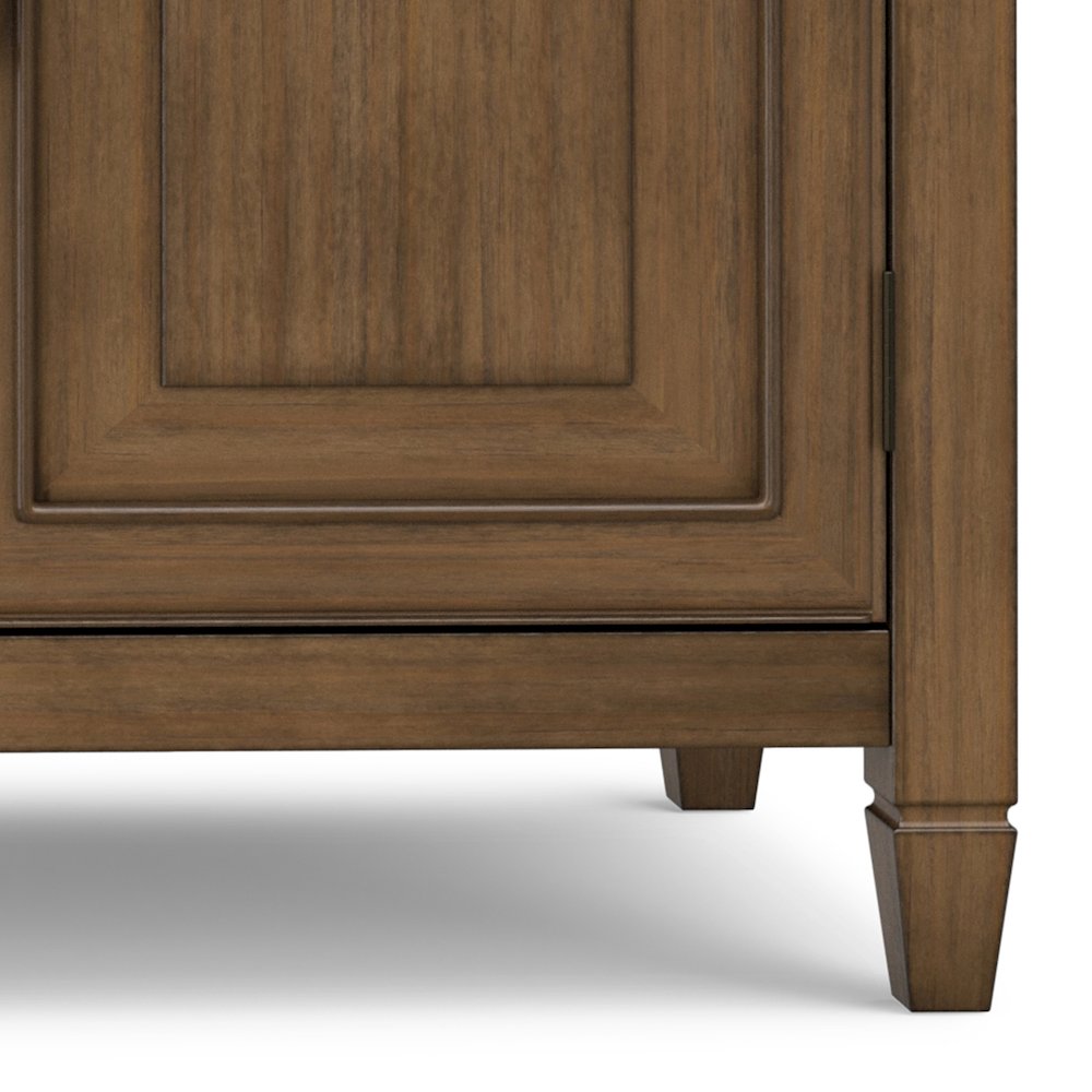 Connaught 67in W Solid Wood Traditional Large Sideboard Buffet Storage Cabinet. Picture 7
