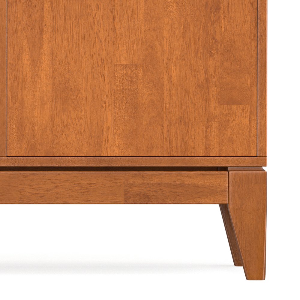 Harper 60 inch Wide Solid Hardwood Mid-Century Sideboard Buffet in Teak Brown. Picture 3