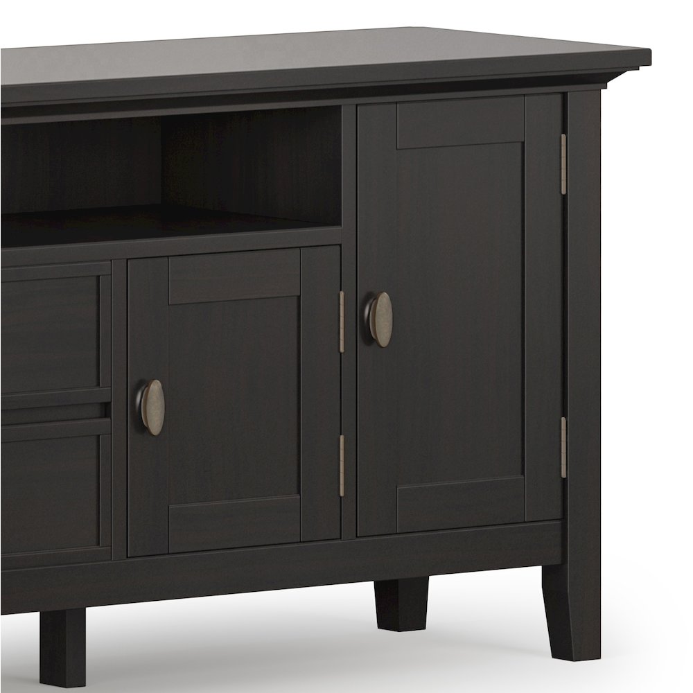 72 Inch Tv Media Stand In Hickory Brown For Tvs Up To 80 Inches. Picture 2