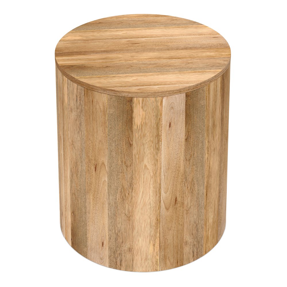 Millbury 20 inch Wide Solid Mango Contemporary End Table in Natural, Assembled. Picture 3