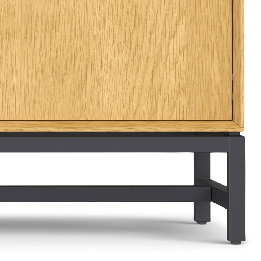 Banting 3 Door Sideboard Buffet In Natural Oak. Picture 3