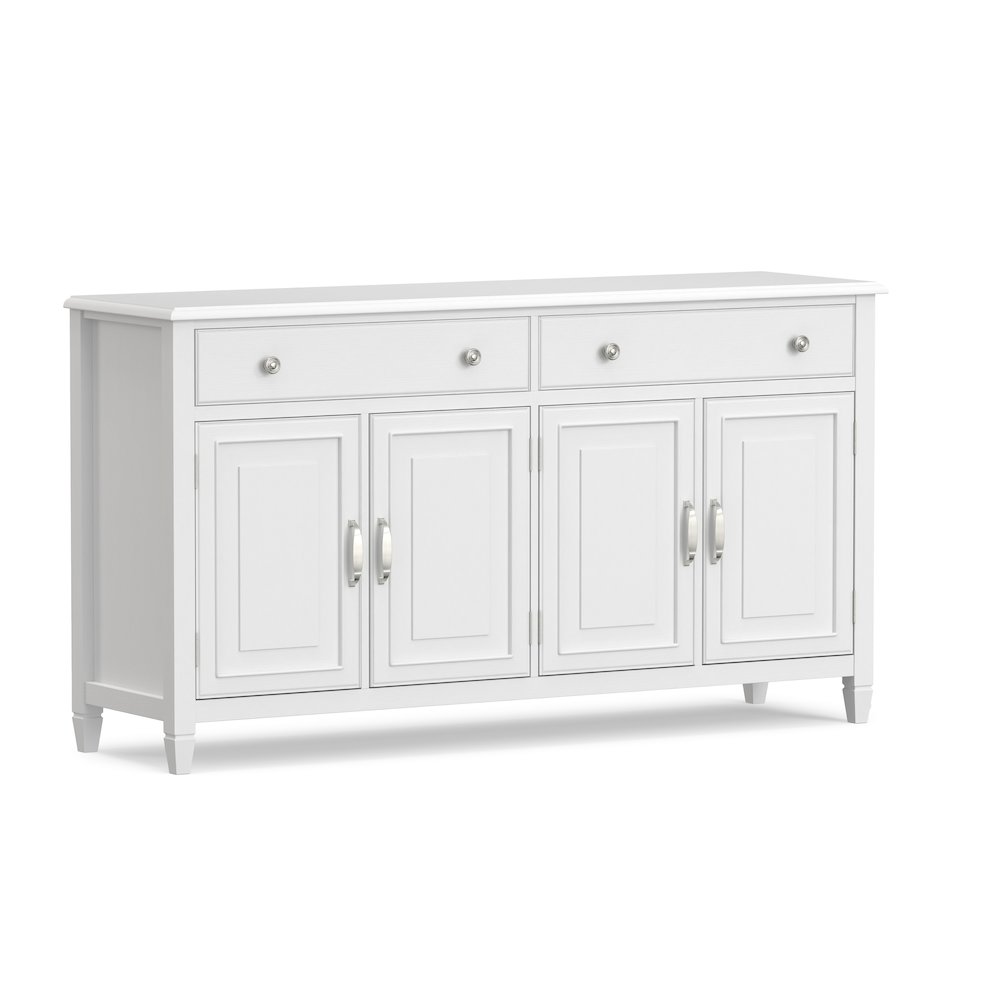 Connaught 67in W Solid Wood Traditional Large Sideboard Buffet Storage Cabinet. Picture 1