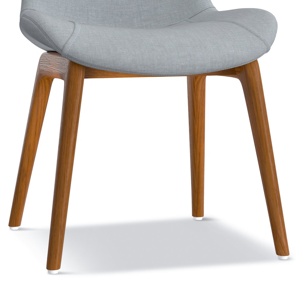 Loretta Dining Chair (Set Of 2) In Light Grey. Picture 4