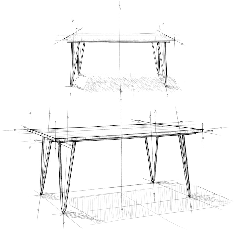 Hunter Dining Table In Oak. Picture 12
