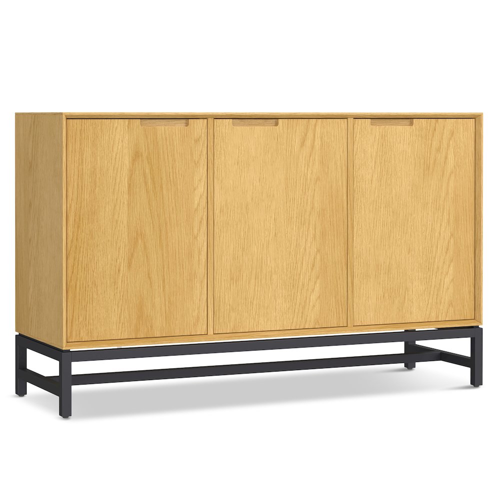 Banting 3 Door Sideboard Buffet In Natural Oak. Picture 1