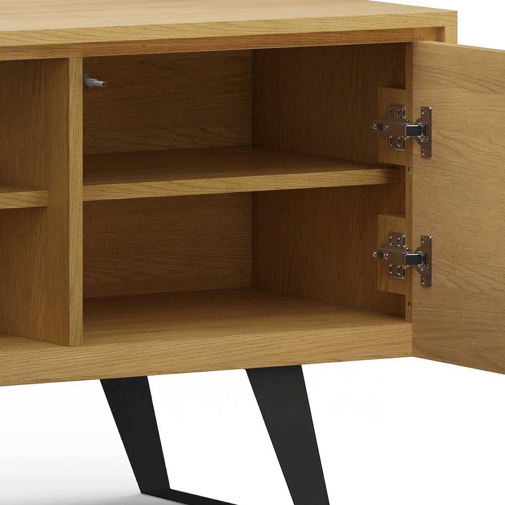 Lowry Tv Media Stand In Oak. Picture 4