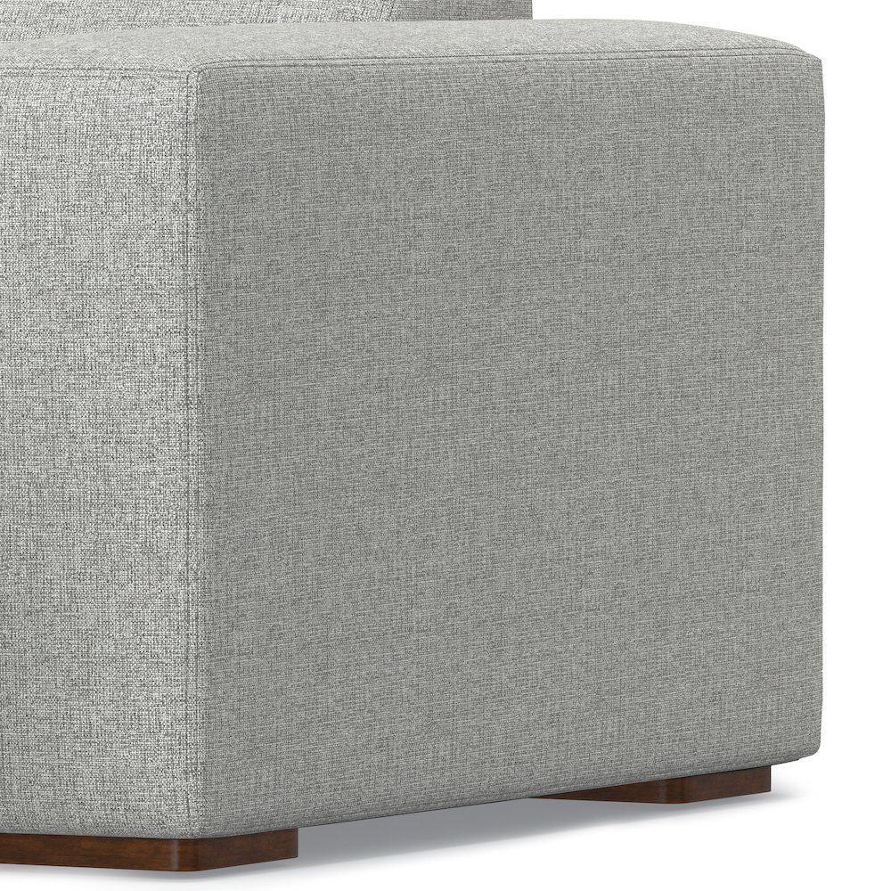 Rex Right Chaise Sofa Module In Tightly Woven Performance Fabric. Picture 3