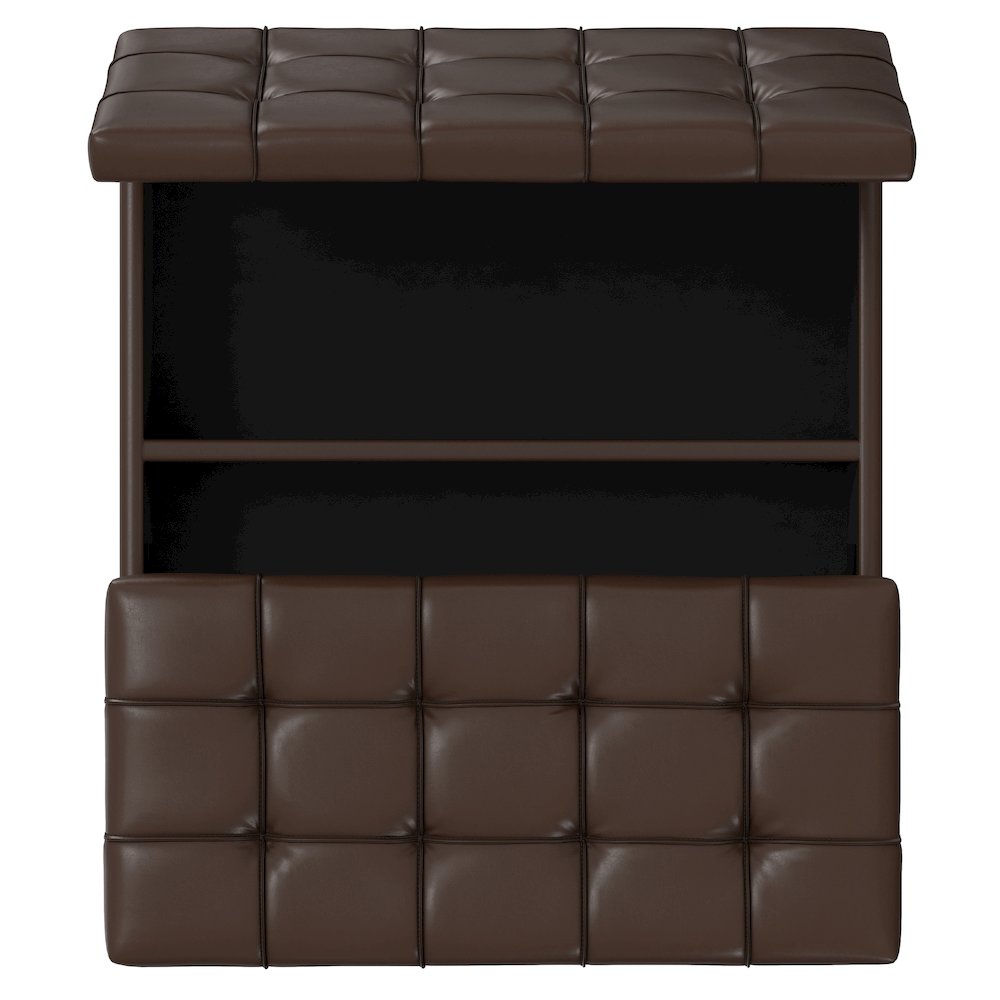40 inch Wide Square Large Coffee Table Storage Ottoman. Picture 3