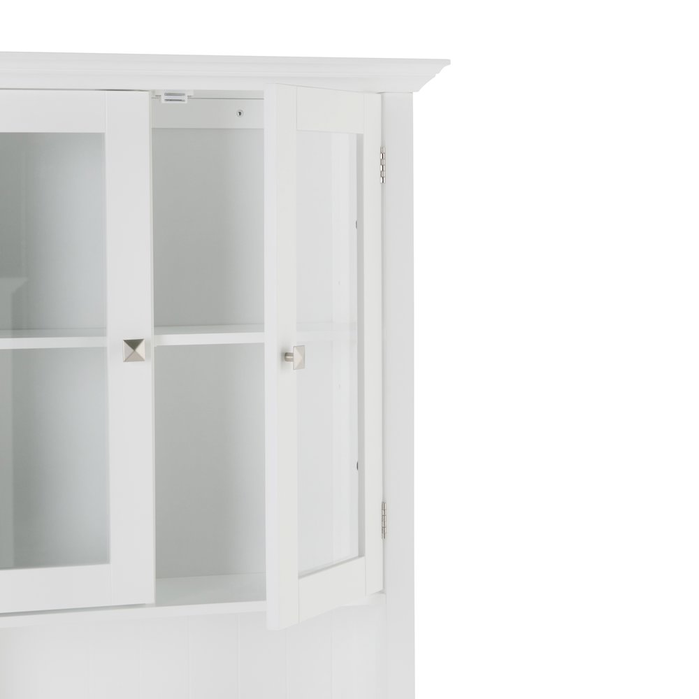 Acadian Space Saver Cabinet In Pure White. Picture 3