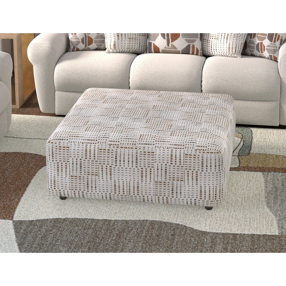 Kellen Castered Cocktail Ottoman. Picture 7