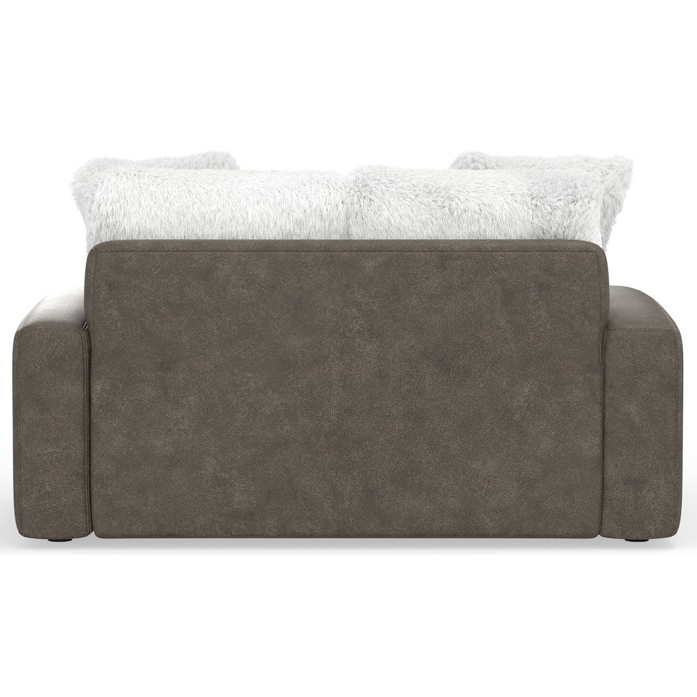 Snowball Loveseat in White Color. Picture 2