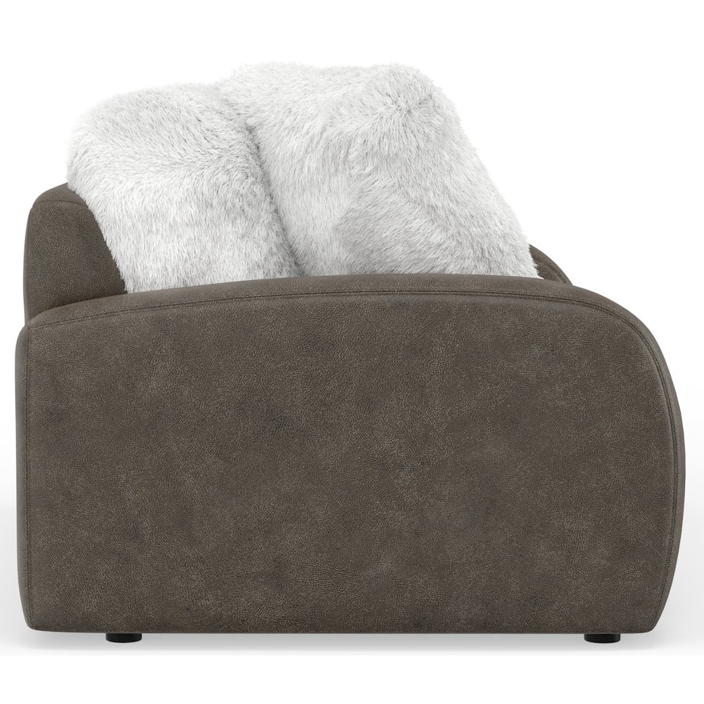 Snowball Loveseat in White Color. Picture 5
