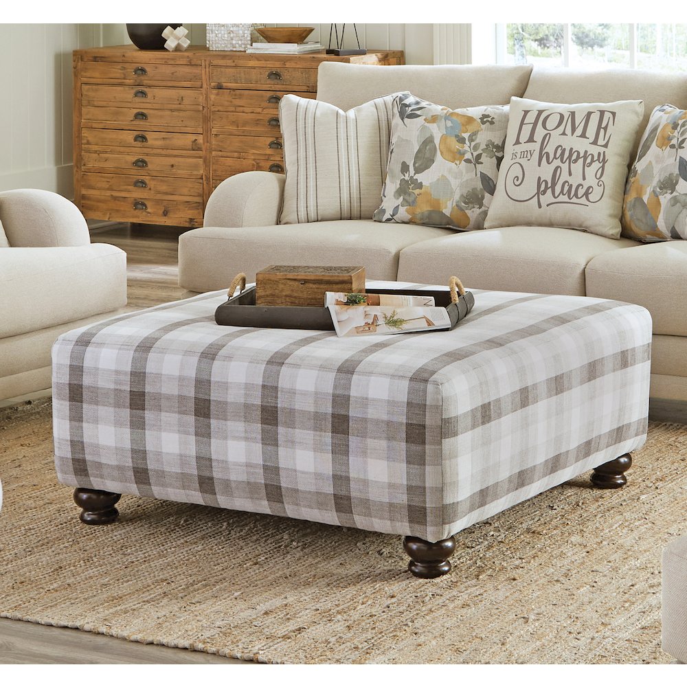 Jonesport Cocktail Ottoman in Multi Color. Picture 2