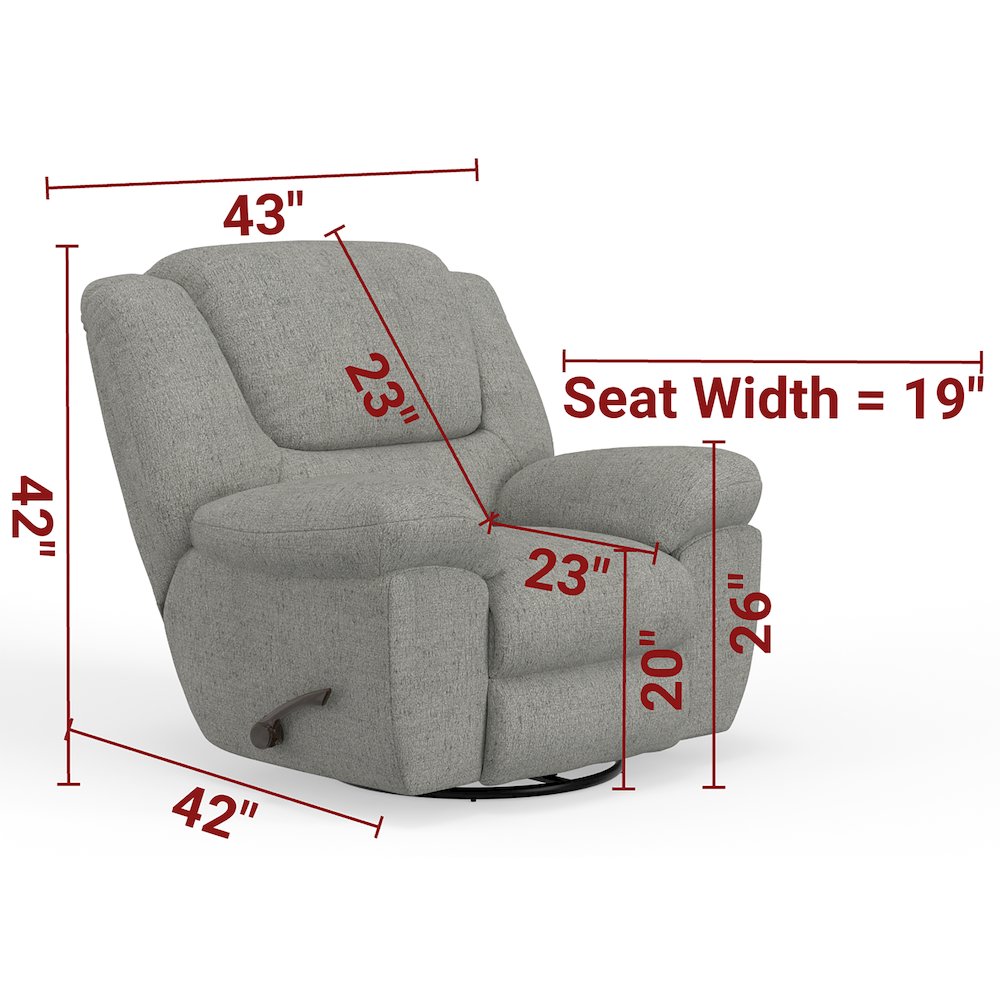 Trifecta Swivel Glider Recliner. Picture 15