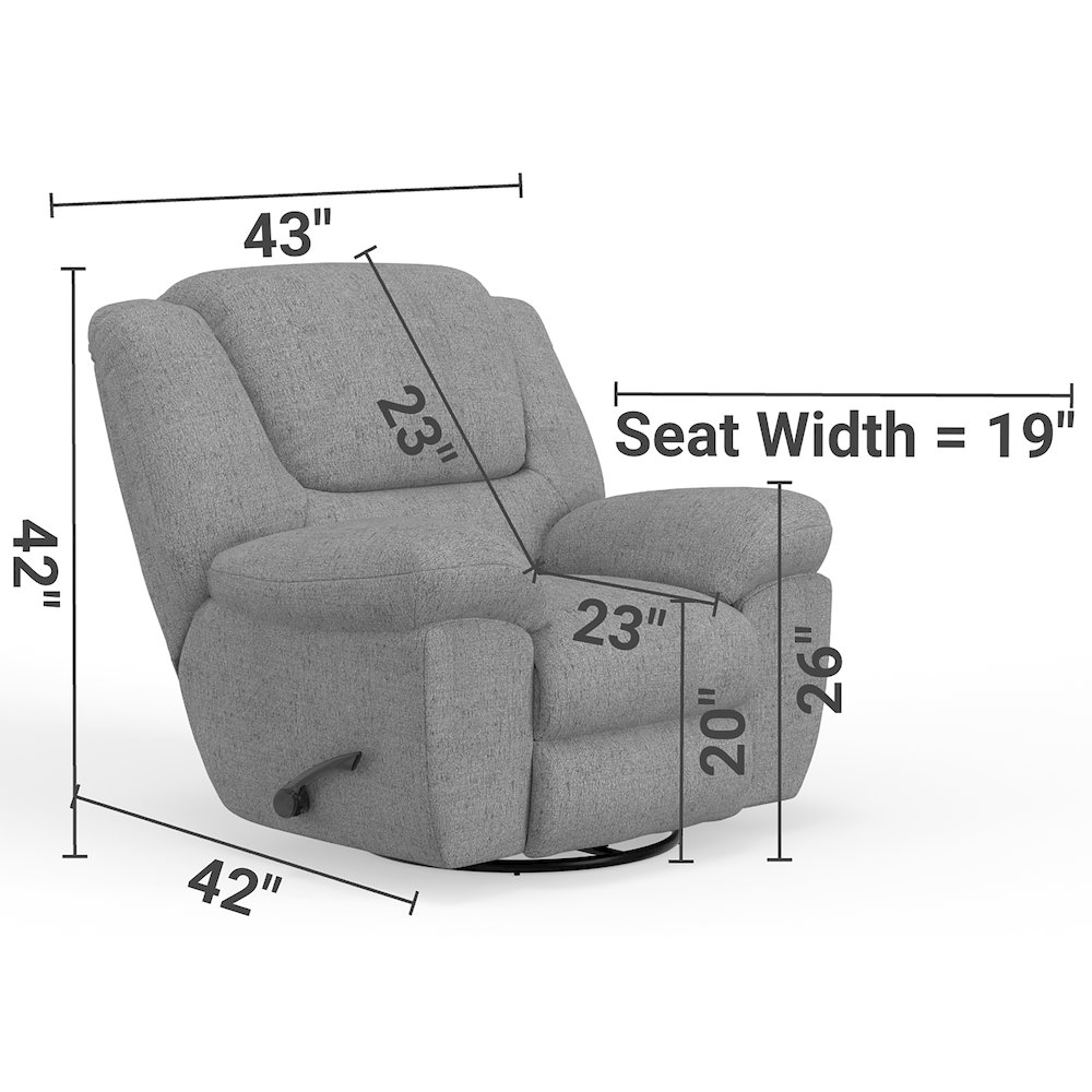 Trifecta Swivel Glider Recliner. Picture 17
