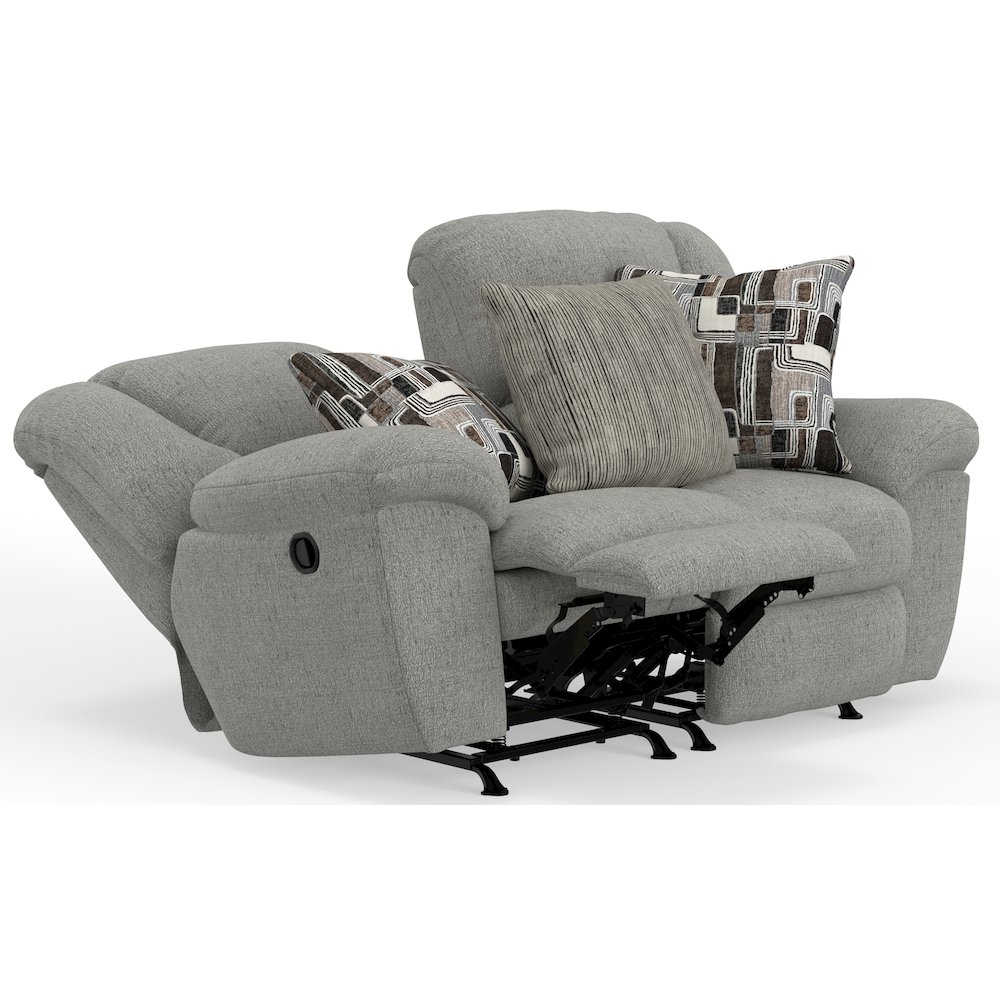 Trifecta Dual Rocking Reclining Loveseat. Picture 2