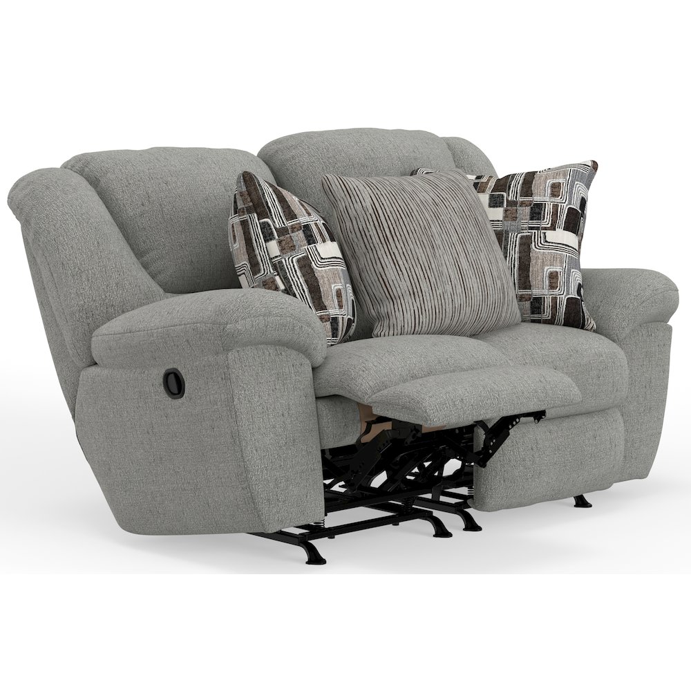 Trifecta Dual Rocking Reclining Loveseat. Picture 3