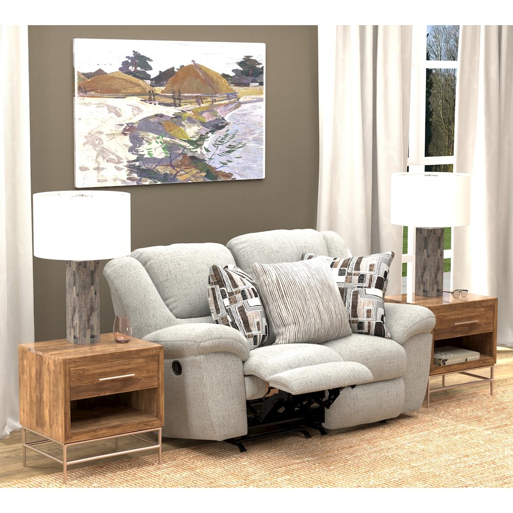 Trifecta Dual Rocking Reclining Loveseat. Picture 17