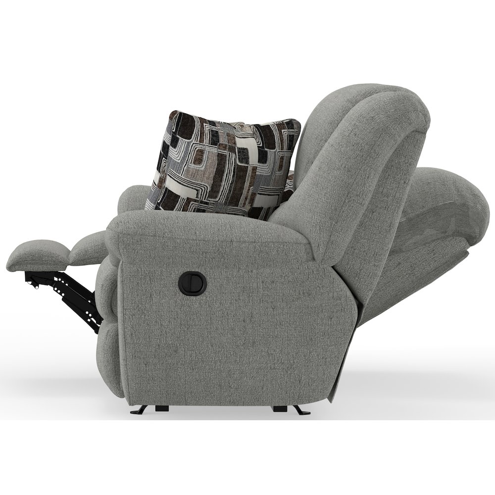Trifecta Dual Rocking Reclining Loveseat. Picture 9