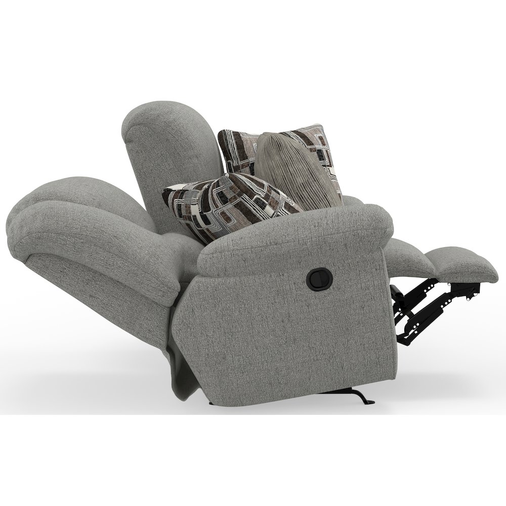 Trifecta Dual Rocking Reclining Loveseat. Picture 10