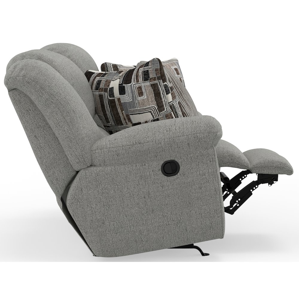 Trifecta Dual Rocking Reclining Loveseat. Picture 11