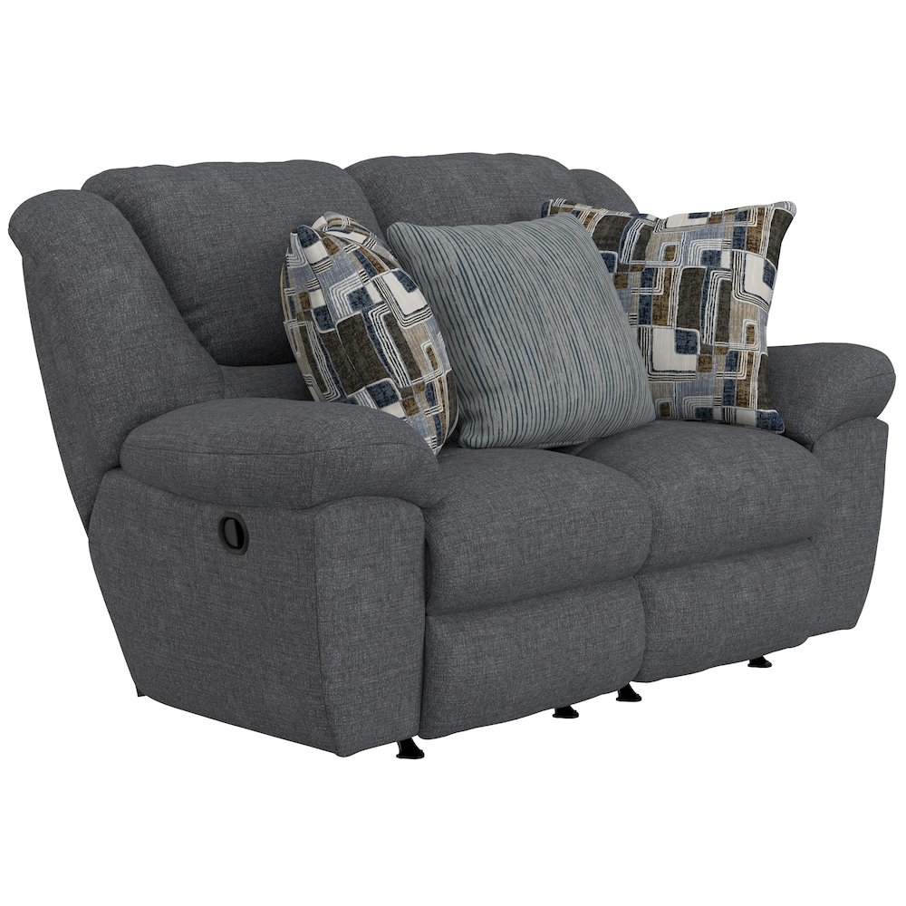 Trifecta Dual Rocking Reclining Loveseat. Picture 1