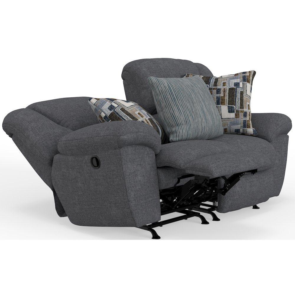Trifecta Dual Rocking Reclining Loveseat. Picture 2
