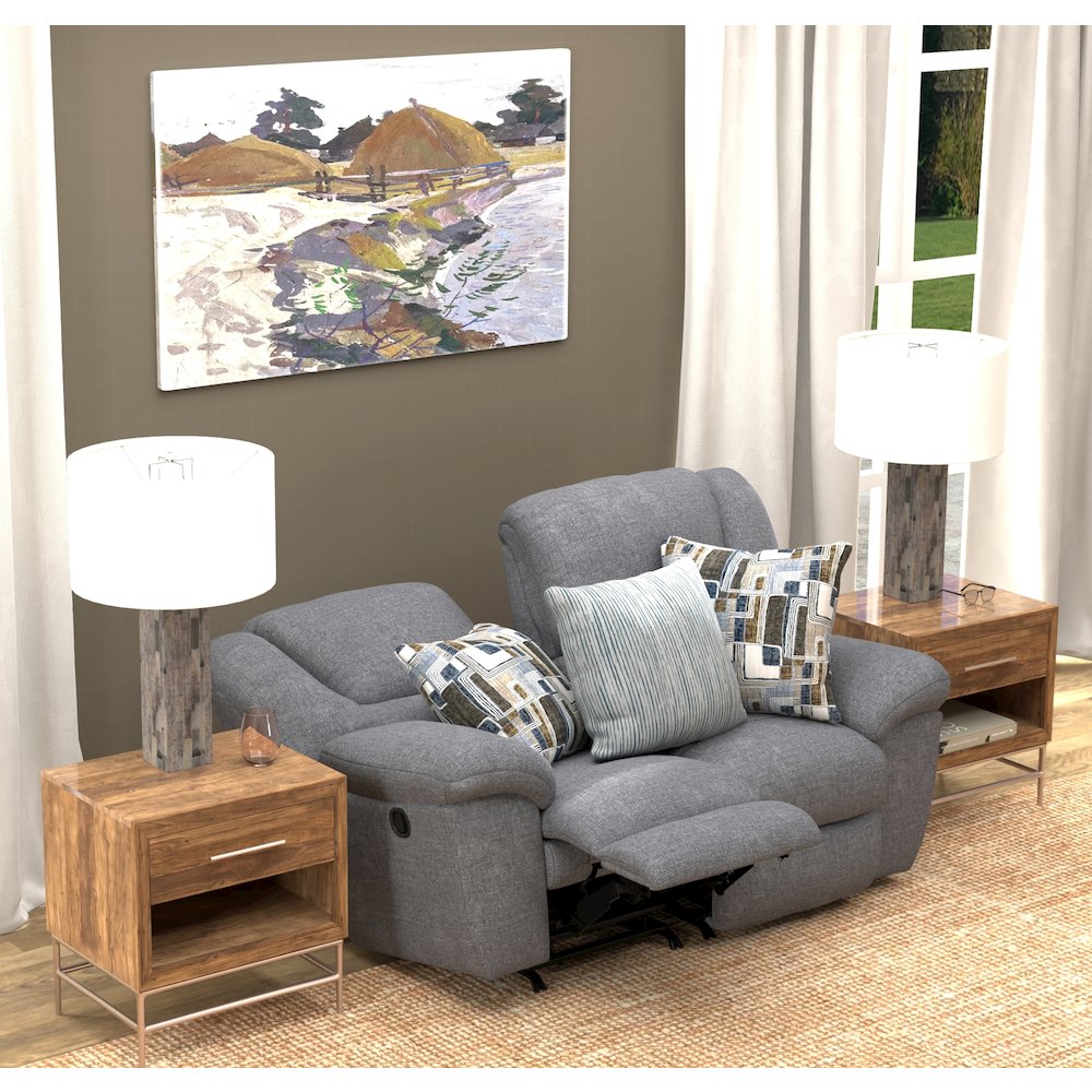 Trifecta Dual Rocking Reclining Loveseat. Picture 19