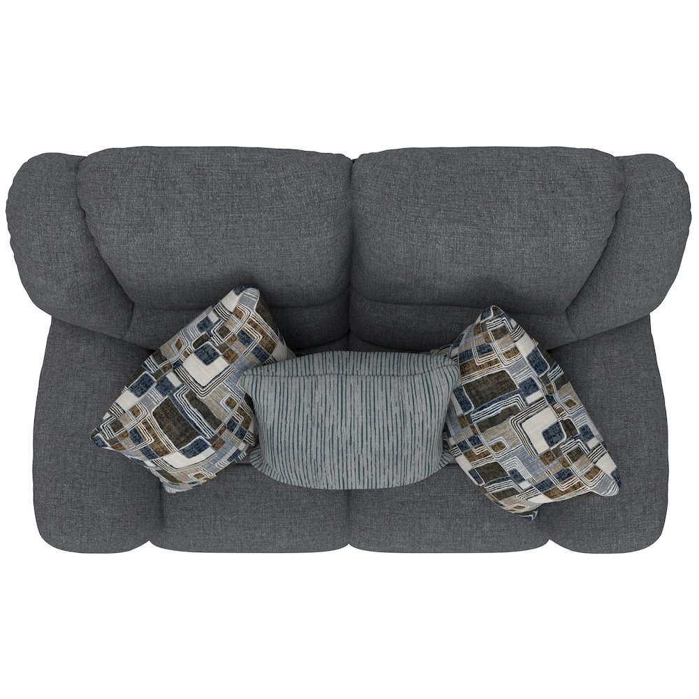 Trifecta Dual Rocking Reclining Loveseat. Picture 13