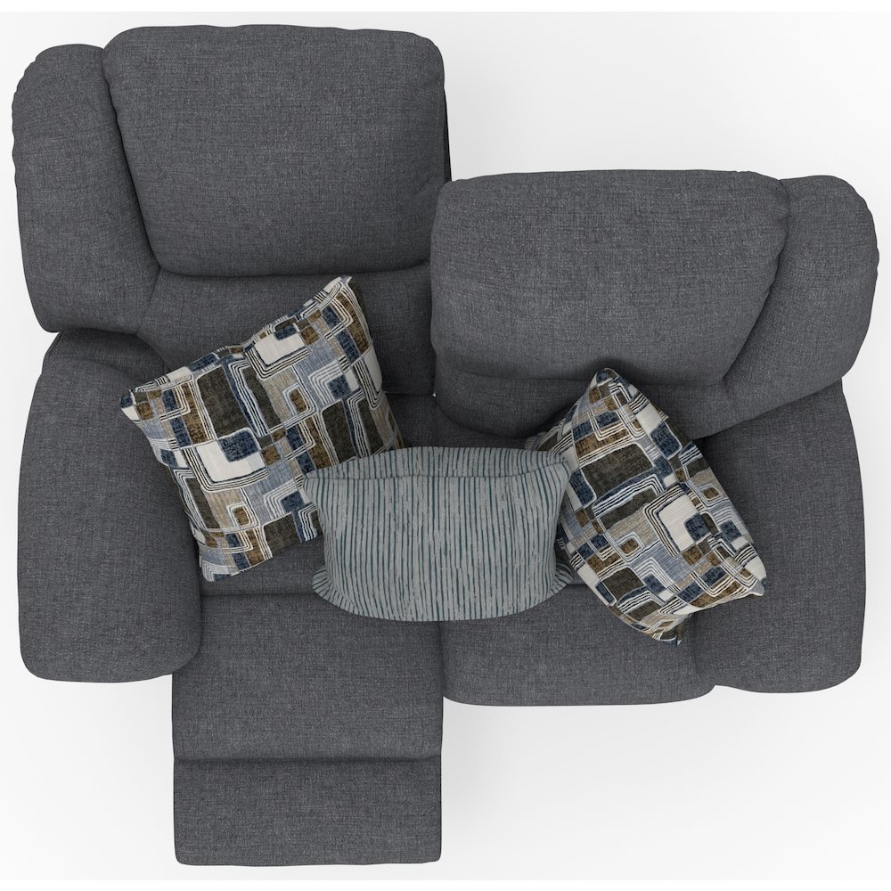 Trifecta Dual Rocking Reclining Loveseat. Picture 14