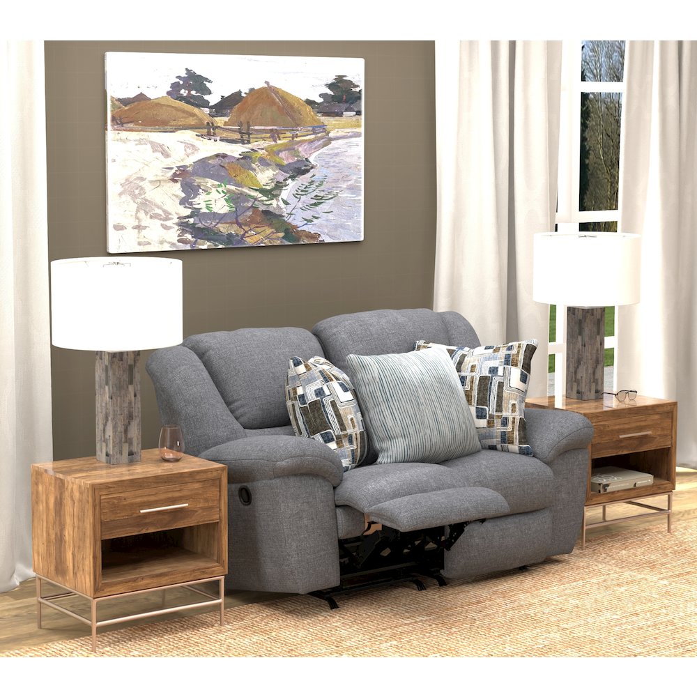 Trifecta Dual Rocking Reclining Loveseat. Picture 17