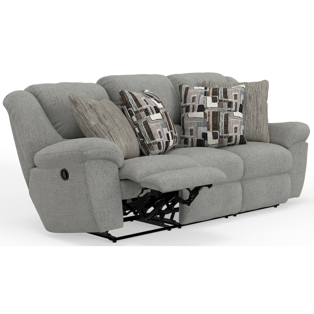 Trifecta Reclining Sofa with 3 Reclining Seats and Drop Down Table. Picture 4