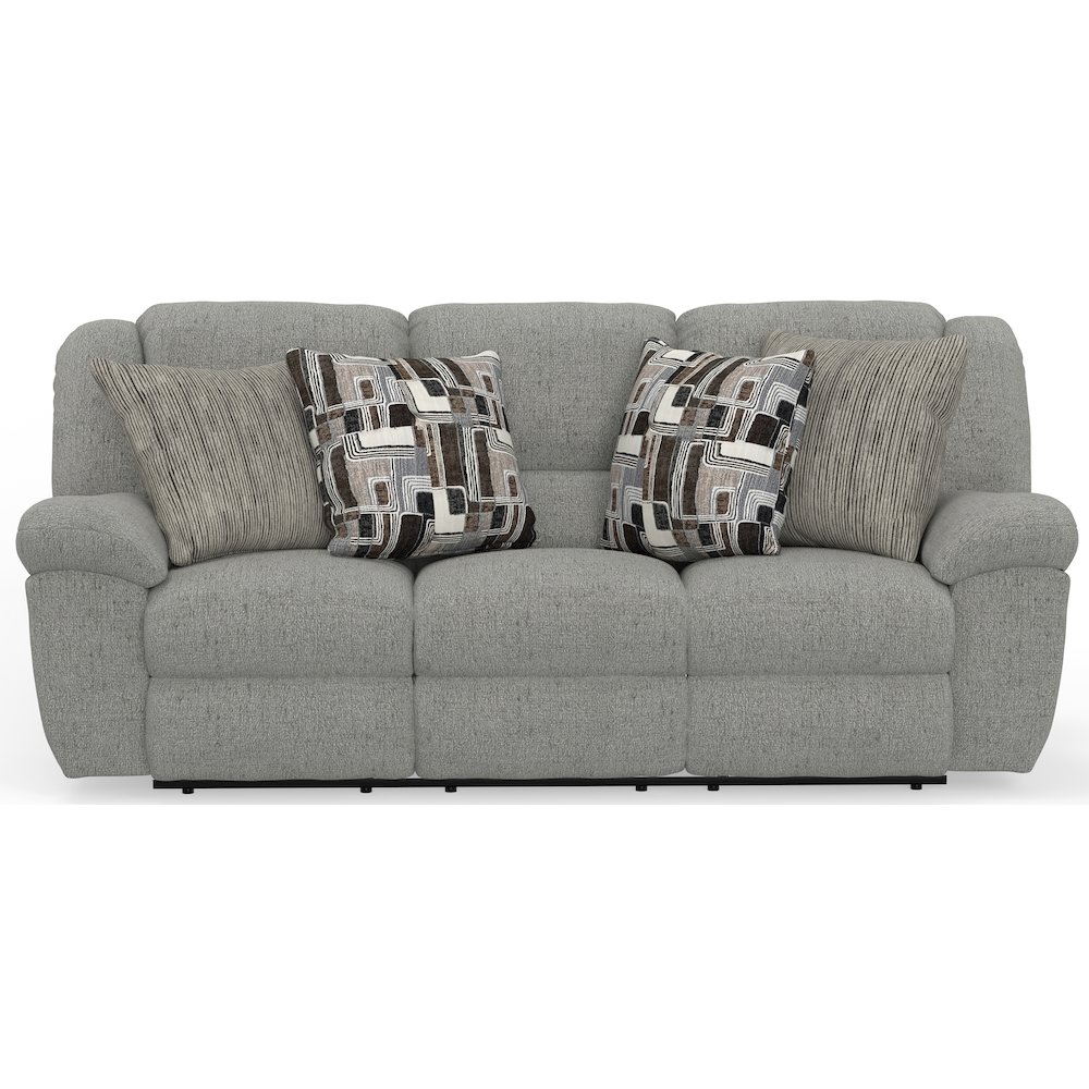 Trifecta Reclining Sofa with 3 Reclining Seats and Drop Down Table. Picture 6