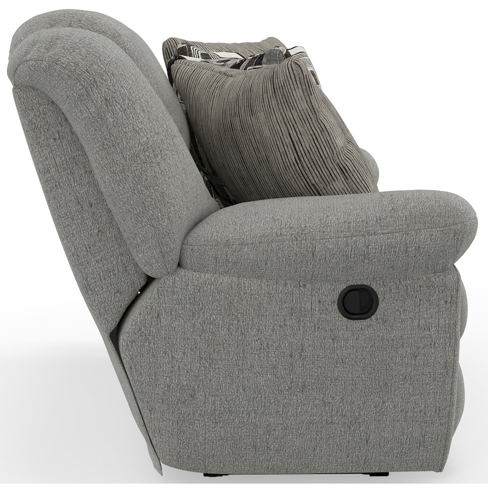 Trifecta Reclining Sofa with 3 Reclining Seats and Drop Down Table. Picture 10