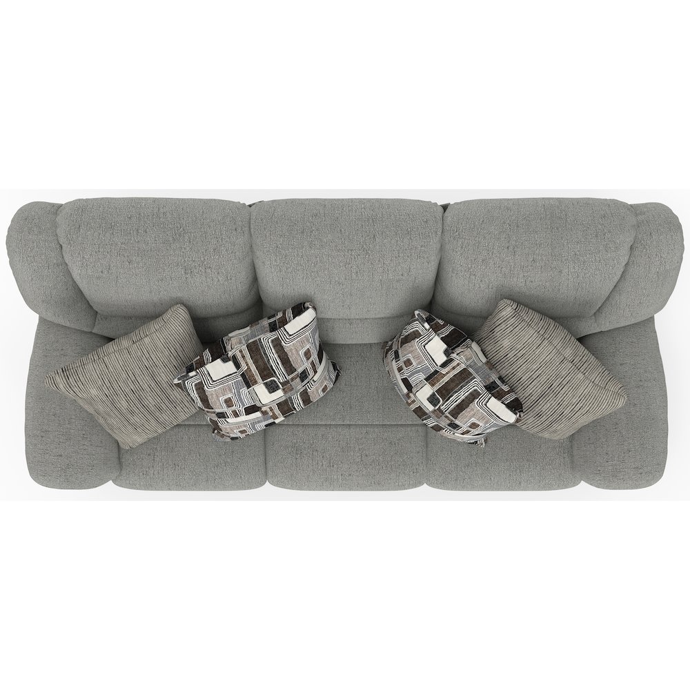 Trifecta Reclining Sofa with 3 Reclining Seats and Drop Down Table. Picture 15